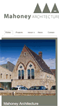 Mobile Screenshot of mahoneyarchitecture.com